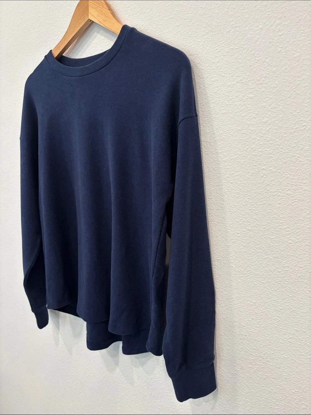 J. Crew Men’s Navy Crewneck Sweater - Classic Lightweight Pullover Size S